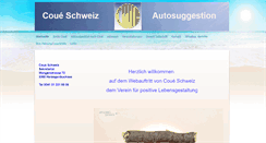 Desktop Screenshot of coue.ch