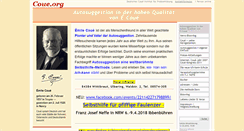 Desktop Screenshot of coue.org